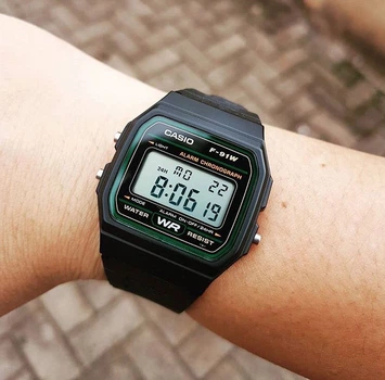 Чоловічий годинник Casio F-91W-3HDG