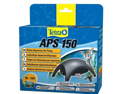 Одноканальный компрессор Tetra APS-150 для аквариума до 80-150 л Черный №143166