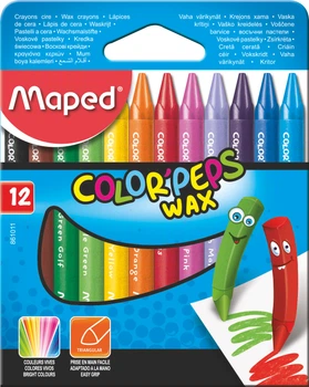 Мелки восковые COLOR PEPS Wax Crayons, 12 цв.