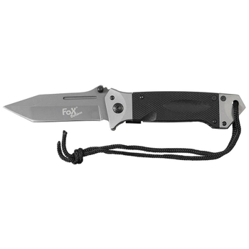 Складной нож Fox Outdoor черный рукоять G10 (45531A)