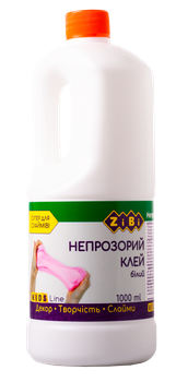 Клей ZiBi белый на PVA-основе 1000мл (ZB.6132-12)