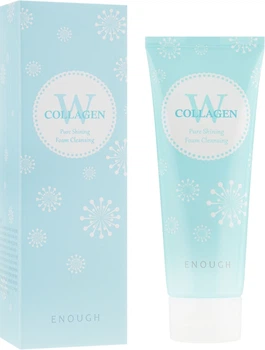 Пінка, що очищає, з морським колагеном - Enough W Collagen Pure Shining Foam Cleansing 100ml (735531-1513)