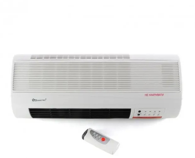 Тепловентилятор настенный керамический Domotec MS-5961 2000W с пультом