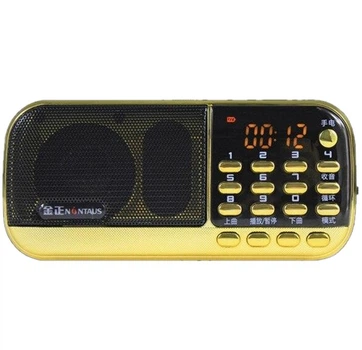 Радиоприемник портативный BKK B836S, маленький компактный приемник с фонариком MP3/USB BT, карманный радиоприемник