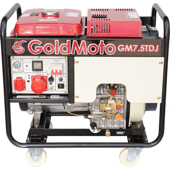 Генератор дизельный GoldMoto GM7.5TDJ 6,9 кВА, 3 фазы, электростартер, Турция