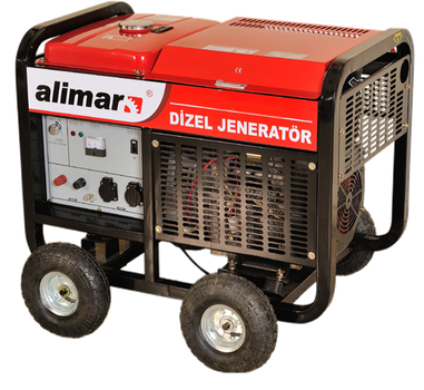 Генератор дизельный сварочный Alimar ALM-WG-300 12,5 кВА, 1 фаза, электростартер, Турция
