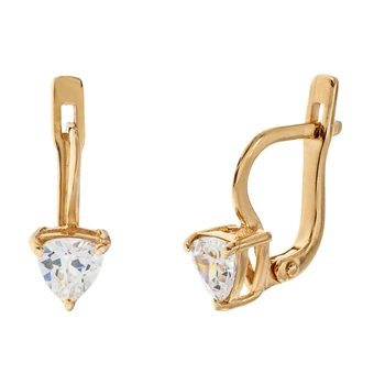 Серьги детские Diamant с1936 (381862)