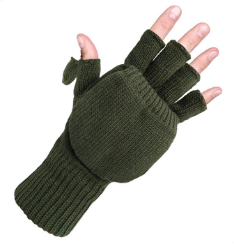 Рукавички рукавиці Mil-Tec зимові олива L THINSULATE
