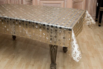 Скатерть силиконовая MEIWA "СТЕЛЛАР 3D" 140х180см (2902-1)