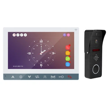 Комплект Wi-Fi Видеодомофон&nbsp;MT-TUYA 95710H Диагональ 7" (18cм) Вызывная панель 94206 1000TVL (white)