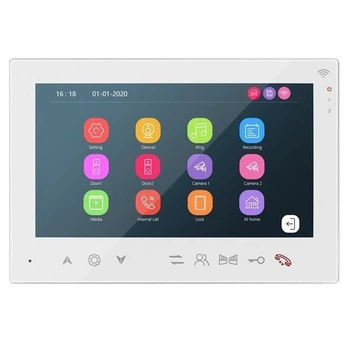 Wi-Fi Видеодомофон&nbsp;MT-TUYA 95708H Диагональ 7" (18cм) white