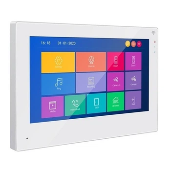 Wi-Fi Видеодомофон&nbsp;MT-TUYA 95703H Сенсорный 7" (18cм) white