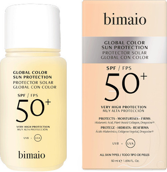 Bimaio, Солнцезащитный крем Global Color SPF, 50+ 50мл (BMO-67413)