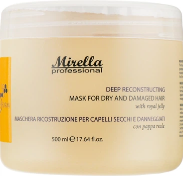 Восстанавливающая маска с маточным молочком - Mirella Professional Bee Form Reconstructing Mask 500ml (379759-30424)