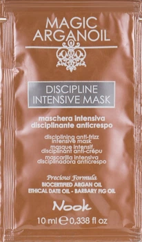 Интенсивная маска для гладкости жестких и плотных волос - Nook Magic Arganoil Disciplining Intensive Mask (пробник) 10ml (535235-37536)
