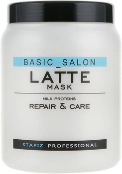 Maska do włosów Stapiz Basic Salon Latte odżywcza 1 l (5904277710561)