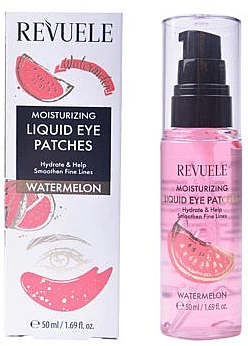Патчи для глаз "Арбуз" - Revuele Moisturizing Liquid Eye Patches Watermelon 50ml (1058109-81728)