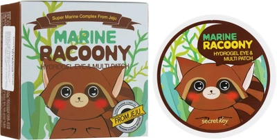 Гидрогелевые патчи для глаз мультифункциональные - Secret Key Marine Racoony Hydrogel Eye & Multi Patch 60шт (527197-2118)