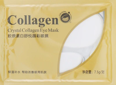 Гидрогелевые патчи с коллагеном - Bioaqua Crystal Collagen Eye Mask 7.5g (504509-6005)