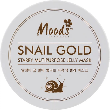 Moods Snail Gold Starry Mutipurpose Jelly Mask Гідрогелеві патчі для очей з равликом та золотом 60шт (990483-54044)