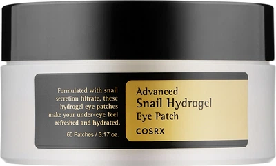 Гідрогелеві патчі для області очей з муцином равлики - Cosrx Advanced Snail Hydrogel Eye Patch 60шт (950829-48109)