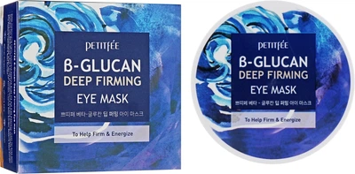 Супер-укрепляющие патчи под глаза с бета-глюканом - Petitfee & Koelf B-Glucan Deep Firming Eye Mask 60шт (644397-1904)