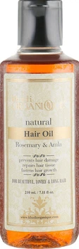 Натуральное аюрведическое масло для волос "Амла и Розмарин" - Khadi Organique Rose Mary Amla Hair Oil 210ml (750179-38281)