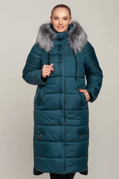 Зимова куртка Miorichi Barbara 56 Хвиля (01021-volna-blue56)