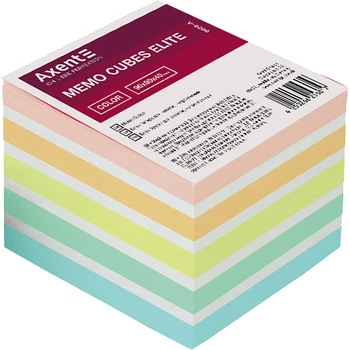 Бумага для заметок Axent Elite Color 90x90x40 мм 420 листов Разноцветная (8026-А)