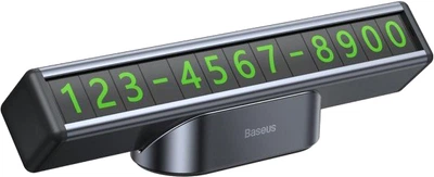 Парковочная карта Baseus Square Bar Temporary Parking Number Plate Black (CNFT000001)