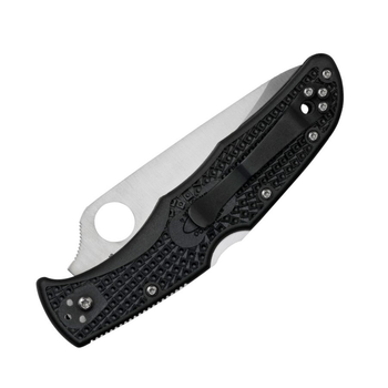 Нож складной Spyderco Endura 4, полусерейтор (C10PSBK)