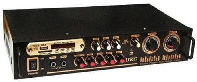Підсилювач звуку UKC AV-106BT 6795 з караоке та Bluetooth, чорний