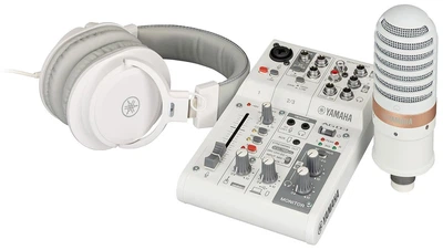 Набор для звукозаписи Yamaha AG03MK2 LSPK Live Streaming Pack (White)