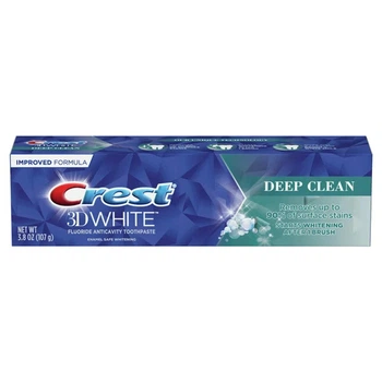 Зубна паста Crest 3D White Deep Clean, Teeth Whitening Toothpaste 107гр