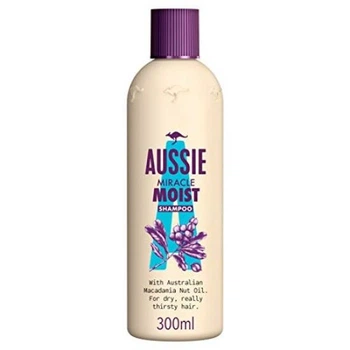 Шампунь для сухих и поврежденных волос с маслом макадамии Aussie Miracle Moist, 300 мл