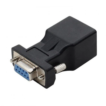 Адаптер перехідник SUNROZ RJ-45 COM (DB9) RS232 F/F (A-48479)