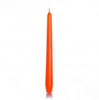 Свічка Bartek Candles класична довга гладка 21*300 мм оранжева