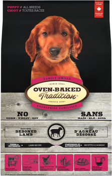 Сухой корм для щенков Oven-Baked Tradition из свежего мяса ягненка 10.44 кг (669066990931)