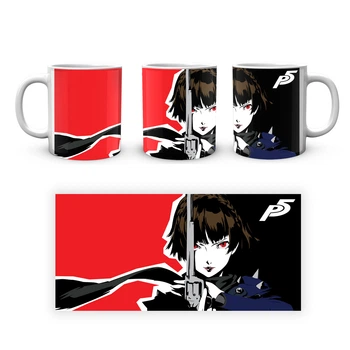 Кружка с принтом аниме Persona 5 Макото для кофе и чая (D7F5DDDDE185)