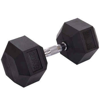 Гантель цельная шестигранная Zelart TA-2679-20 1шт 20кг