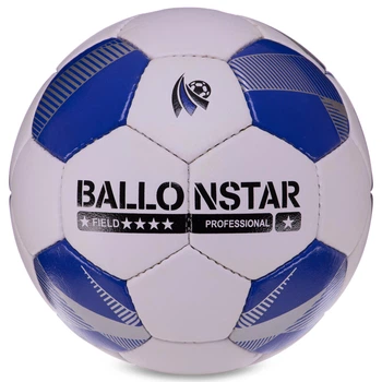М'яч футбольний HYBRID BALLONSTAR FB-3132 №5 PU синій