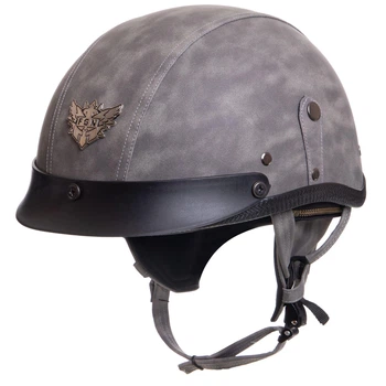 Мотошолом для чопера KCO 318 XL (61-62) Сірий