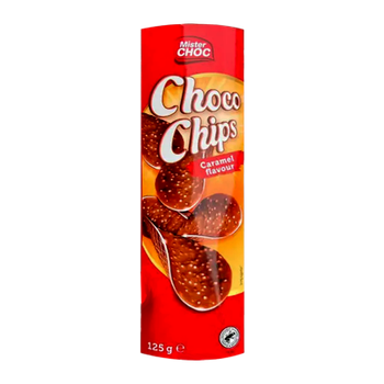 Чипсы Mister Choc Choco Chips Caramel Flavour 125 g