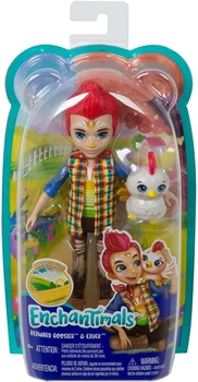 Кукла Enchantimals Энчантималс Петушок Редвард Рустер с питомцем GJX39