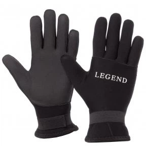 Перчатки для дайвинга LEGEND PL-6110 размер: M (8-9), черный-серый