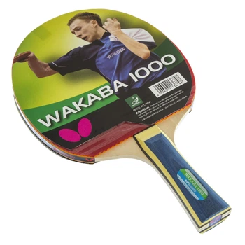 Ракетка для настольного тенниса BUTTERFLY WAKABA-1000 красный