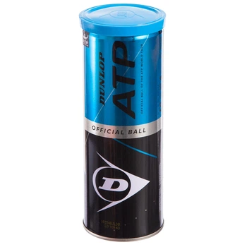 М'яч для великого тенісу DUNLOP ATP (3шт) (у вакуумній упаковці, салатовий) (601313)