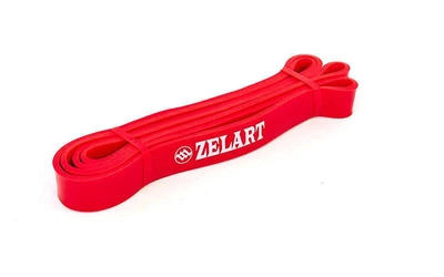 Гума для фітнесу та підтягувань Zelart Power Bands My Fit 941-5 потужність S червоний