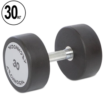 Гантель цілісна професійна TECHNOGYM TG-1834-30 1шт 30кг