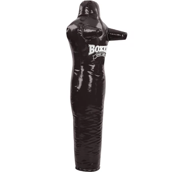 Манекен тренировочный для единоборств BOXER 1022-01 Материал: верх - ткань ПВХ, наполнитель - ветошь. Высота: 150 см. Цвет: Черный
